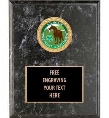 4-H Black Insert Plaque