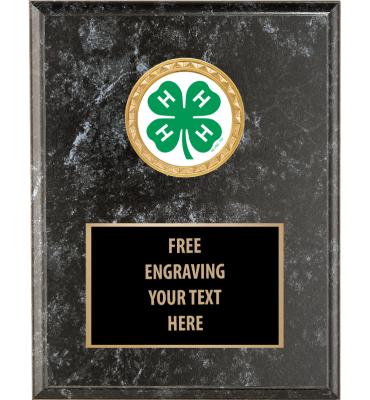 4-H Black Insert Plaque