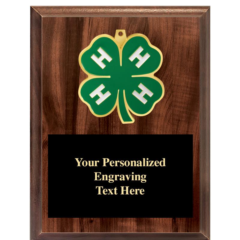 5X7" 4H MEDAL WOOD PLAQUE
