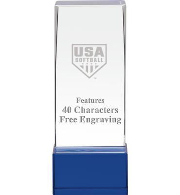 USA Softball Sapphire Lux Crystals