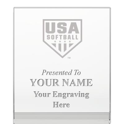 5" USA SOFTBALL GOODVIEW CRYST