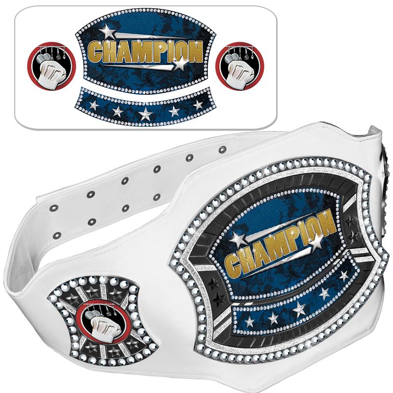 CHAMPION BELT WHITE