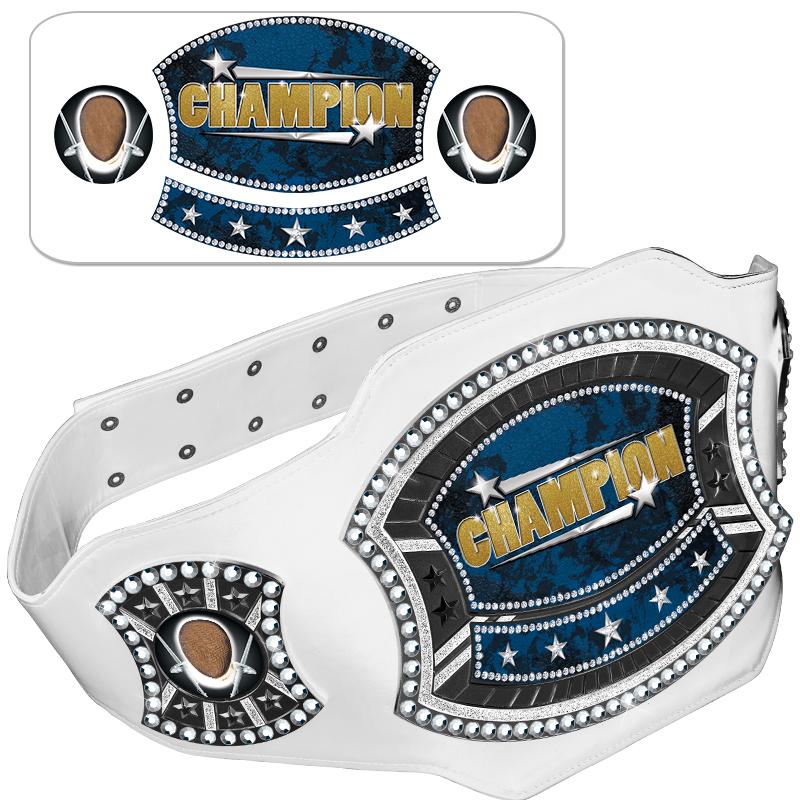CHAMPION BELT WHITE