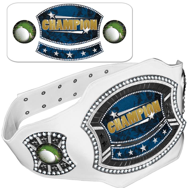 CHAMPION BELT WHITE