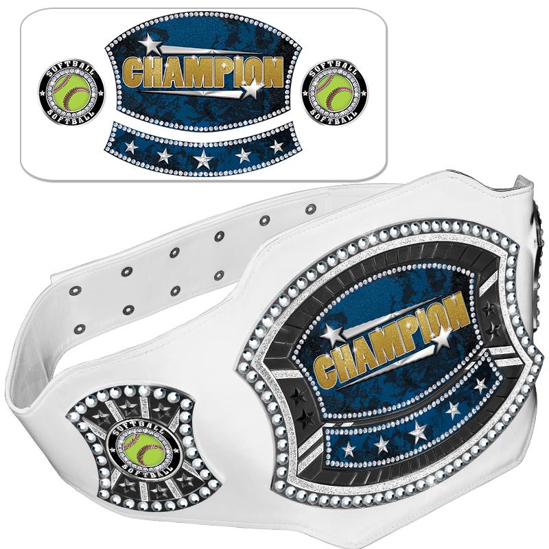 CHAMPION BELT WHITE