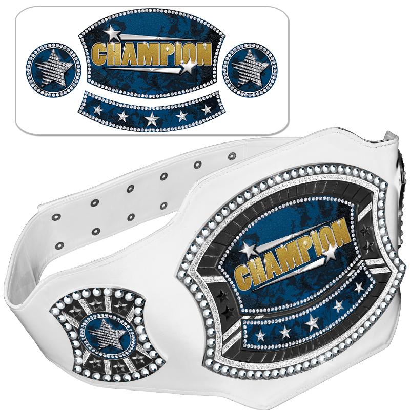 CHAMPION BELT WHITE