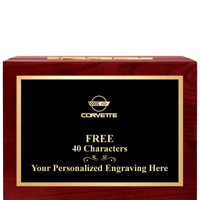 7"Wx3"H WD KEEPSAKE BX W PLATE