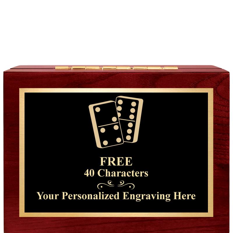 7"Wx3"H WD KEEPSAKE BX W PLATE