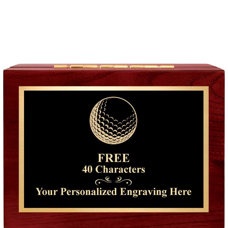 7"Wx3"H WD KEEPSAKE BX W PLATE