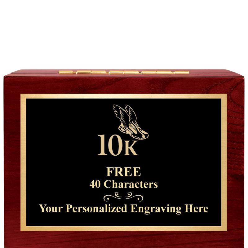 7"Wx3"H WD KEEPSAKE BX W PLATE