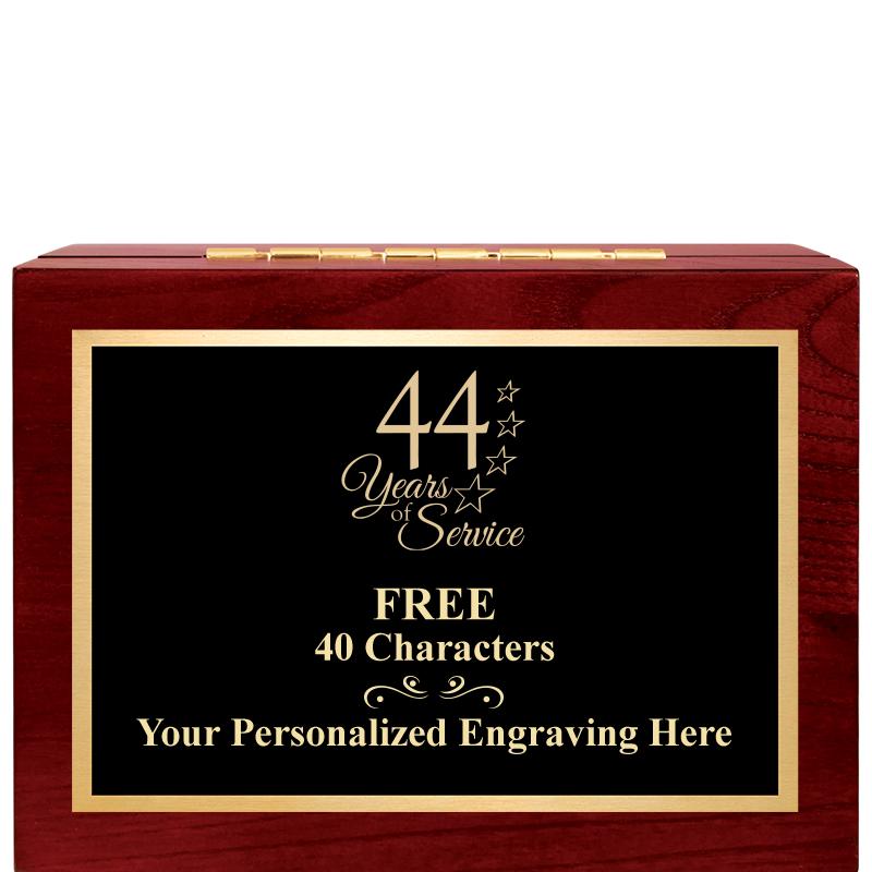 7"Wx3"H WD KEEPSAKE BX W PLATE