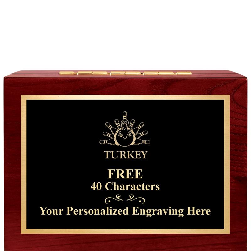 7"Wx3"H WD KEEPSAKE BX W PLATE