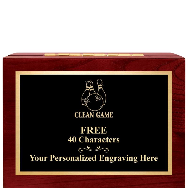 7"Wx3"H WD KEEPSAKE BX W PLATE