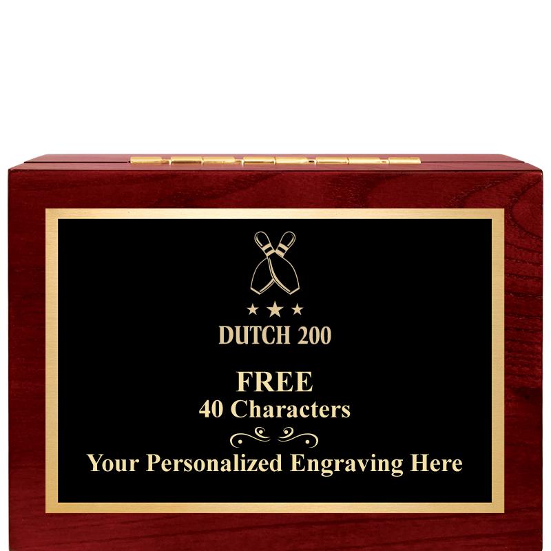 7"Wx3"H WD KEEPSAKE BX W PLATE