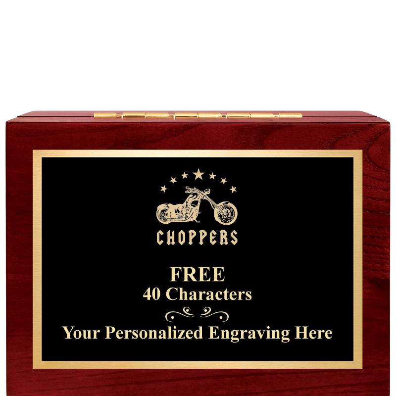 7"Wx3"H WD KEEPSAKE BX W PLATE