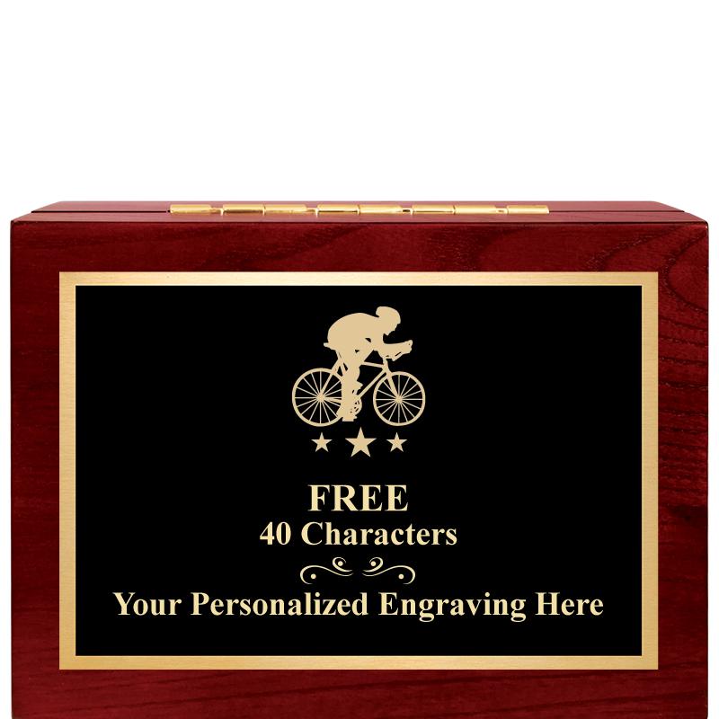 7"Wx3"H WD KEEPSAKE BX W PLATE