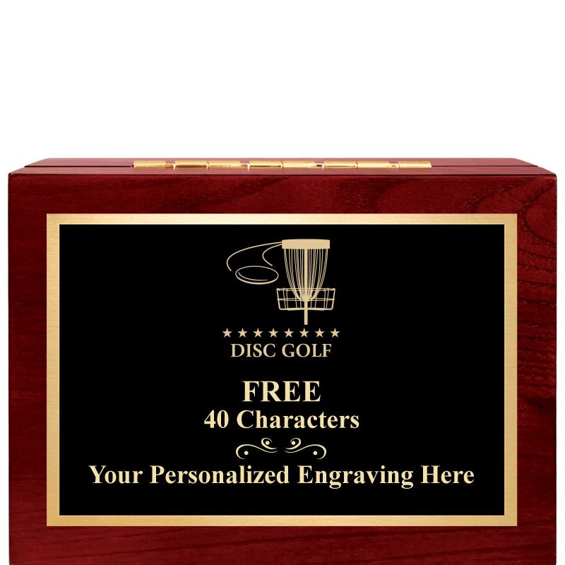 7"Wx3"H WD KEEPSAKE BX W PLATE