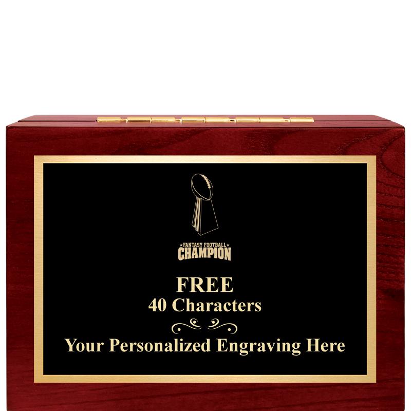 7"Wx3"H WD KEEPSAKE BX W PLATE