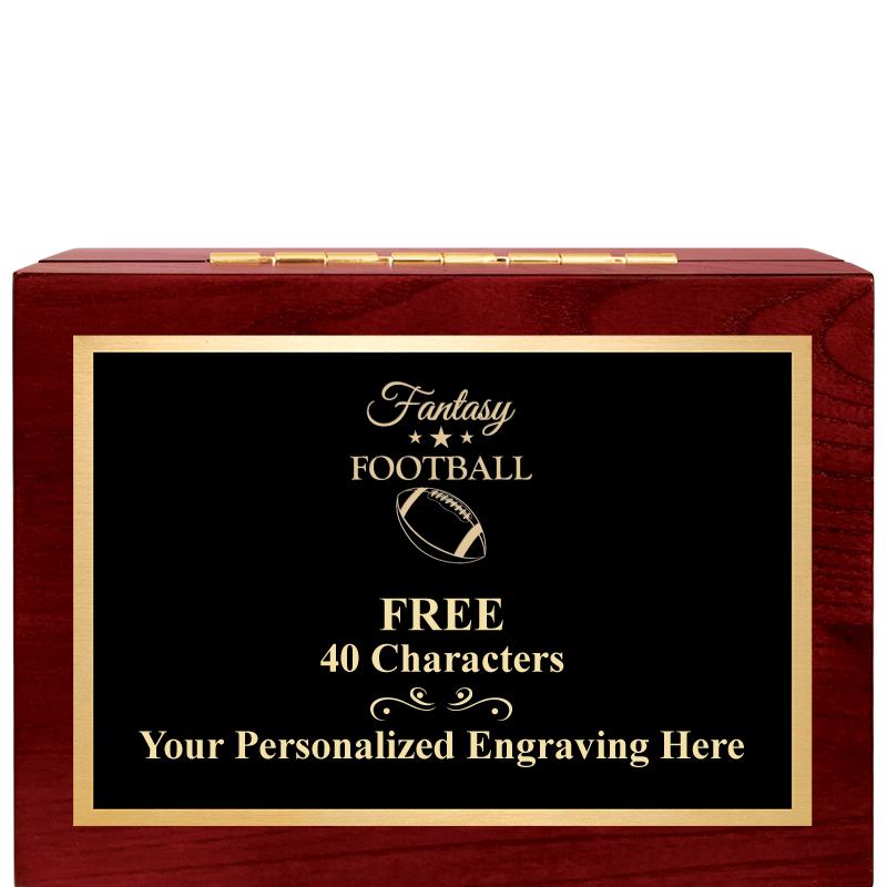 7"Wx3"H WD KEEPSAKE BX W PLATE