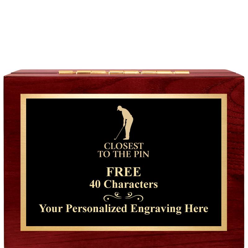 7"Wx3"H WD KEEPSAKE BX W PLATE