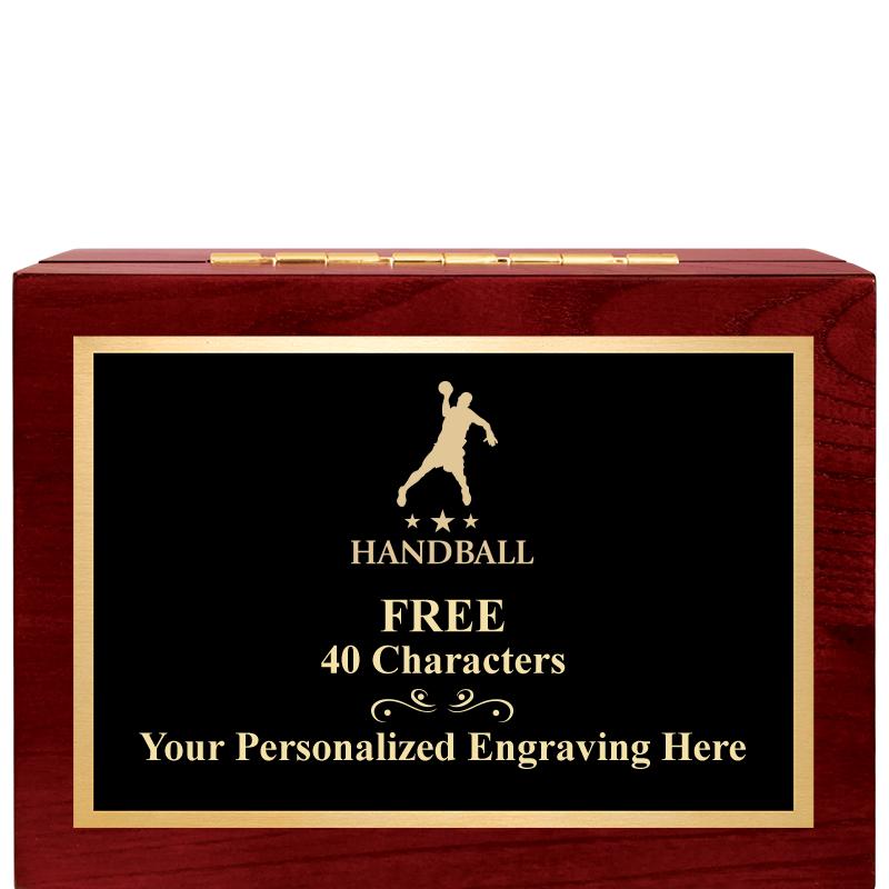 7"Wx3"H WD KEEPSAKE BX W PLATE