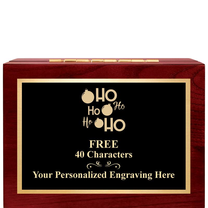 7"Wx3"H WD KEEPSAKE BX W PLATE