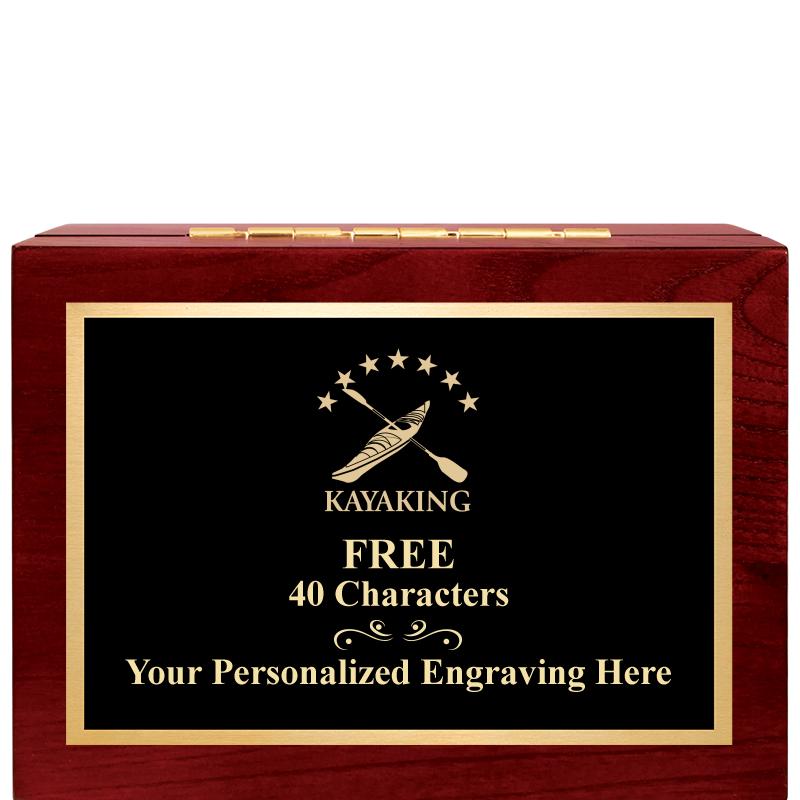 7"Wx3"H WD KEEPSAKE BX W PLATE