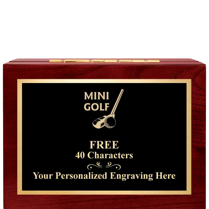 7"Wx3"H WD KEEPSAKE BX W PLATE