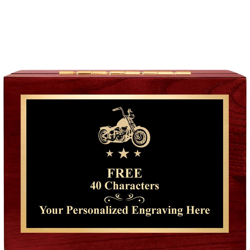 7"Wx3"H WD KEEPSAKE BX W PLATE