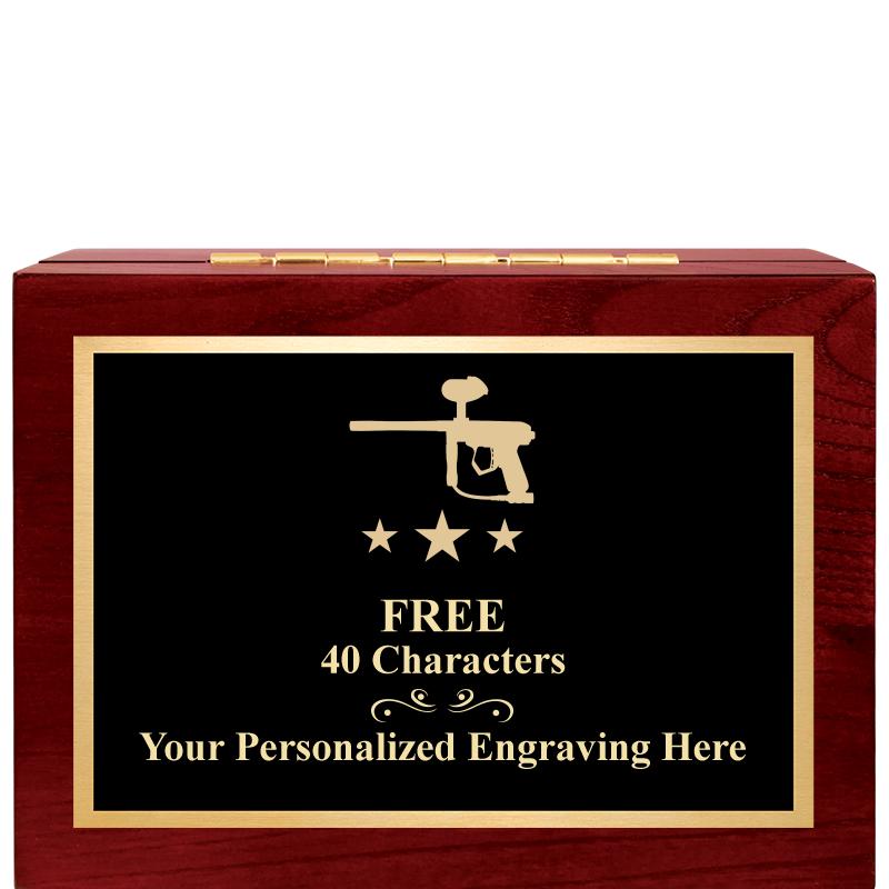 7"Wx3"H WD KEEPSAKE BX W PLATE