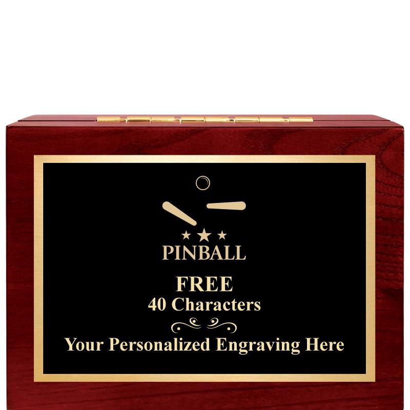 7"Wx3"H WD KEEPSAKE BX W PLATE