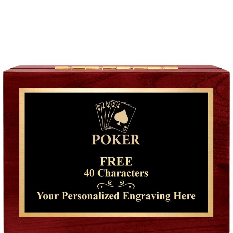 7"Wx3"H WD KEEPSAKE BX W PLATE