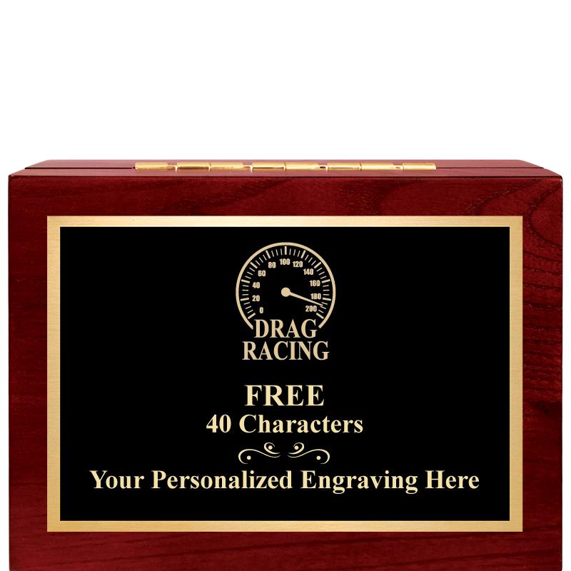 7"Wx3"H WD KEEPSAKE BX W PLATE