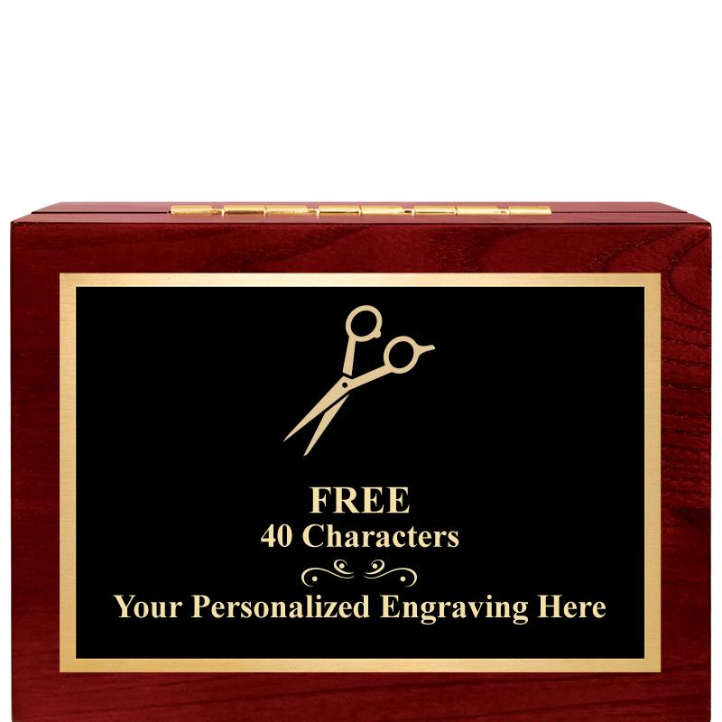 7"Wx3"H WD KEEPSAKE BX W PLATE