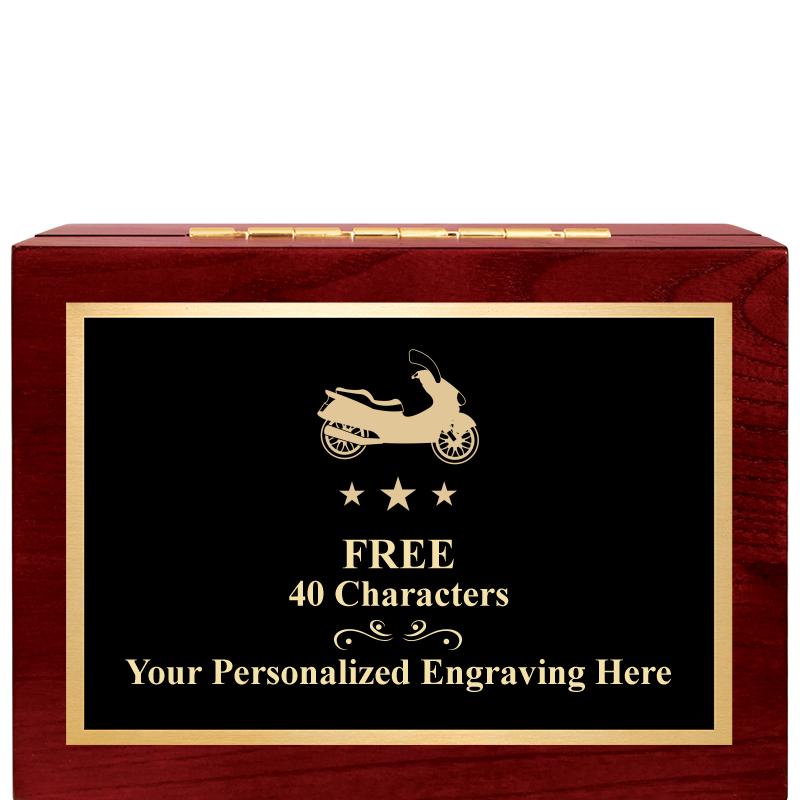 7"Wx3"H WD KEEPSAKE BX W PLATE