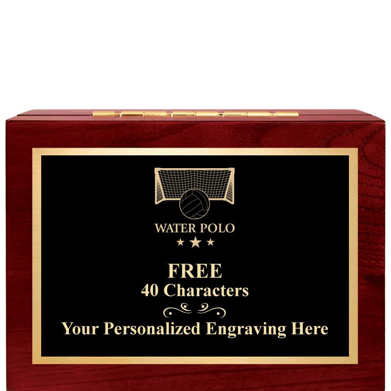 7"Wx3"H WD KEEPSAKE BX W PLATE