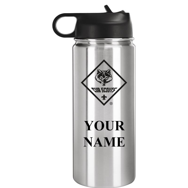 SCOUTS WATER BOTTLE 20OZ SILVR