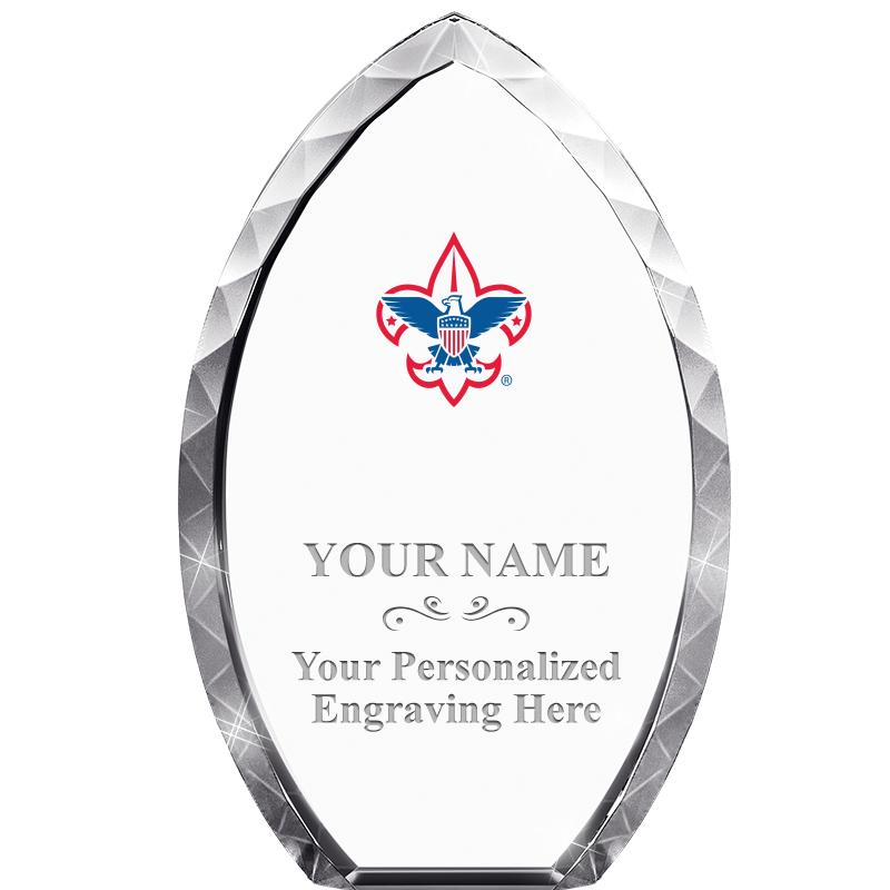 8" TEAR DROP CRYSTAL