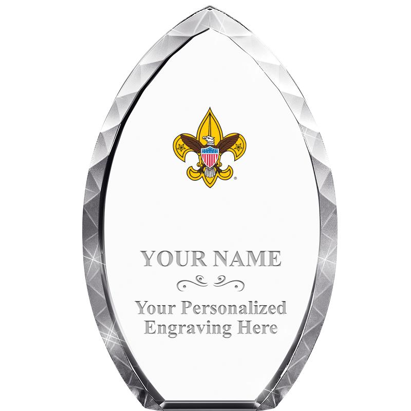 8" TEAR DROP CRYSTAL