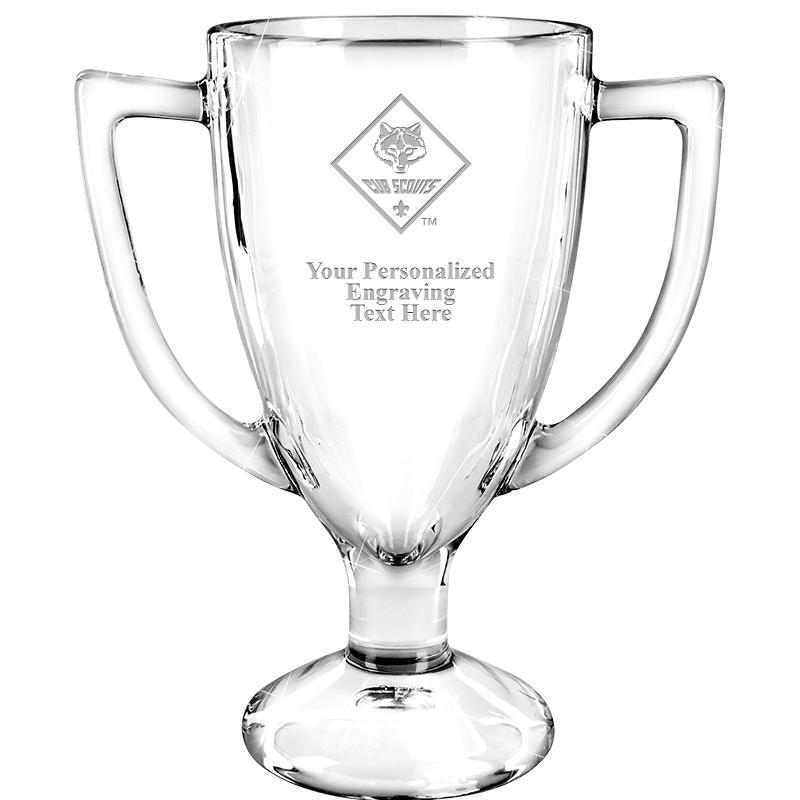 7" WINNER GLASS SCOUTS AWARD