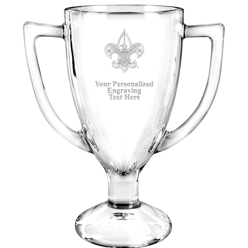 7" WINNER GLASS SCOUTS AWARD