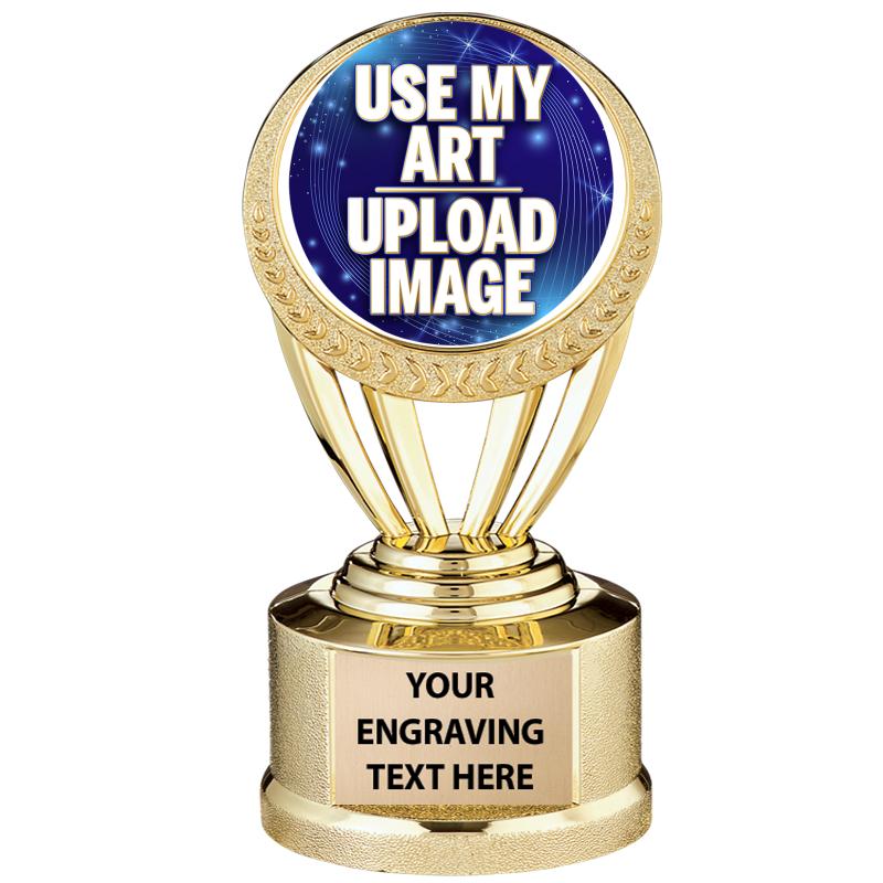 5" ALLIANCE AWARD-GOLD WREATH