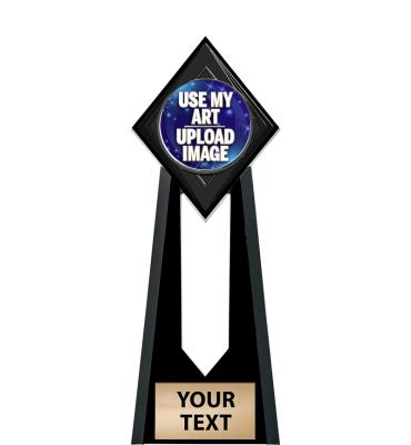 9" Paragon Onyx Icicle Custom Insert Trophy