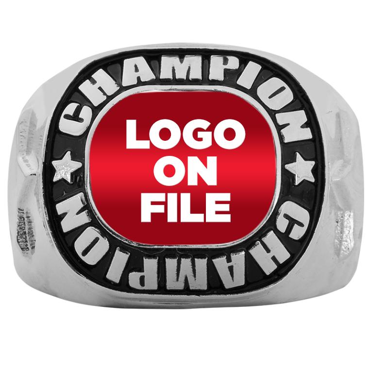 CUS CHAMPION SILVER RING SZ 6