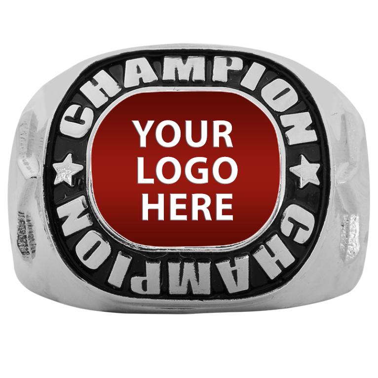 CUS CHAMPION SILVER RING SZ 6