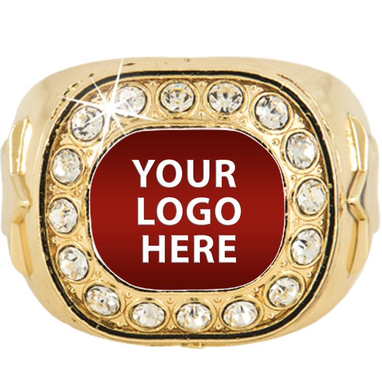 CUS CLR INSRT GD CRYST RG SZ6