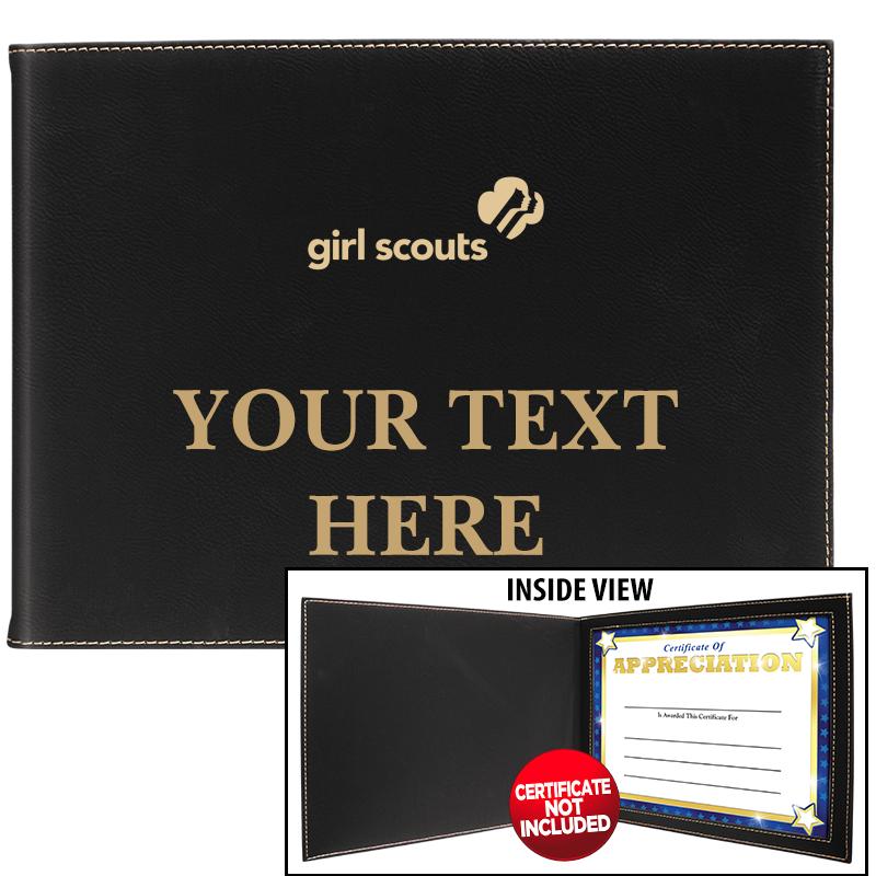 LEATHERETTE CERTIFICATE HOLDER
