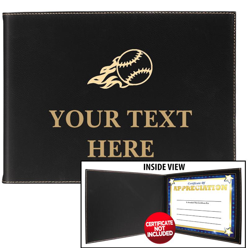 LEATHERETTE CERTIFICATE HOLDER