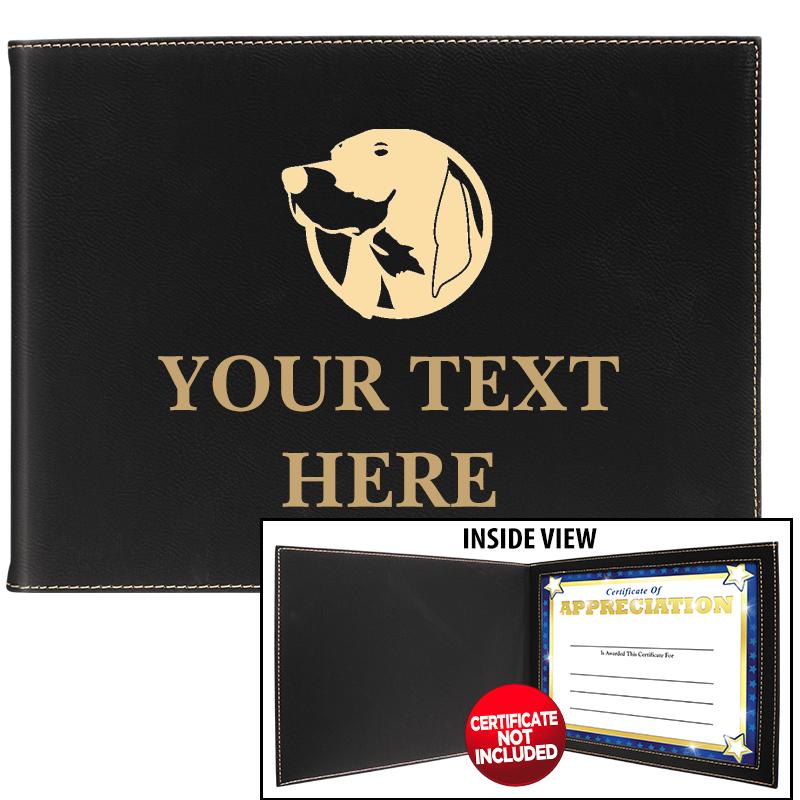 LEATHERETTE CERTIFICATE HOLDER