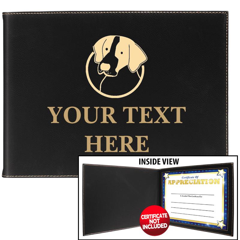 LEATHERETTE CERTIFICATE HOLDER